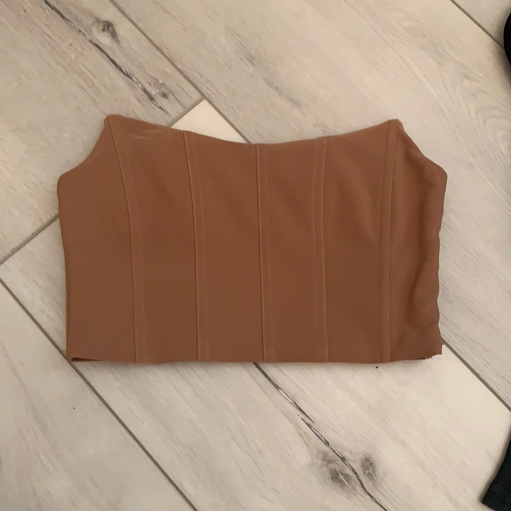 Tiger Mist cropped bustier